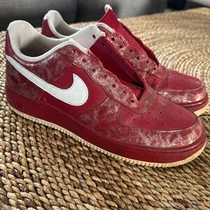 Nike Air Force with metallic detail